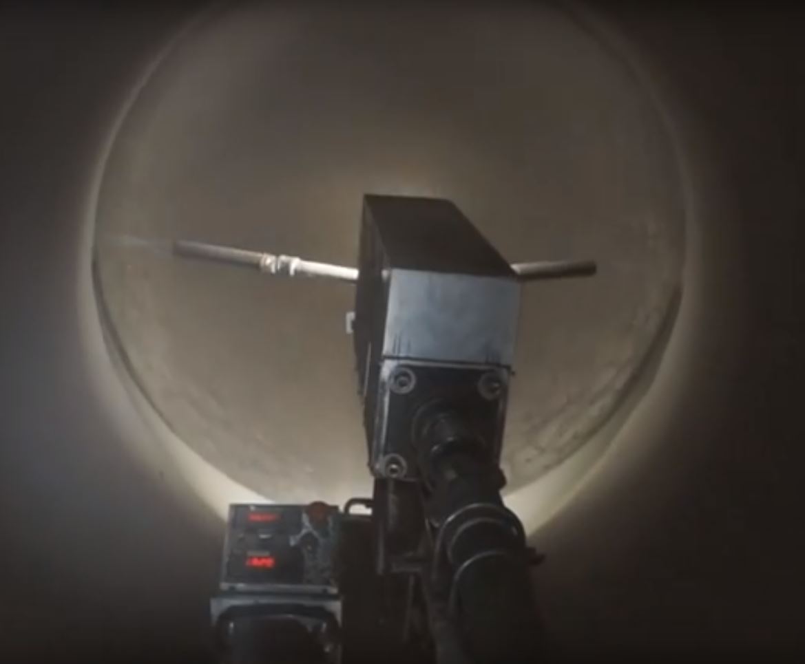 Pipe inside Paintig Robot