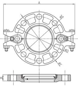 Plan Teknik | Grooved Flange